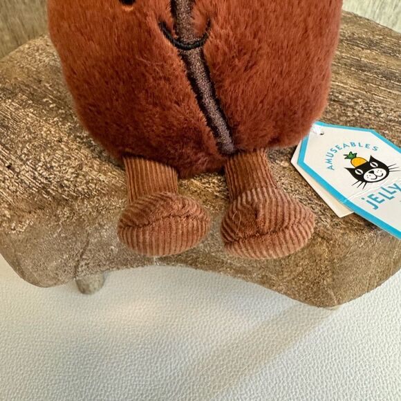 COFFEE BEAN Jellycat Amuseables New FAST SHIP - Picture 3 of 7